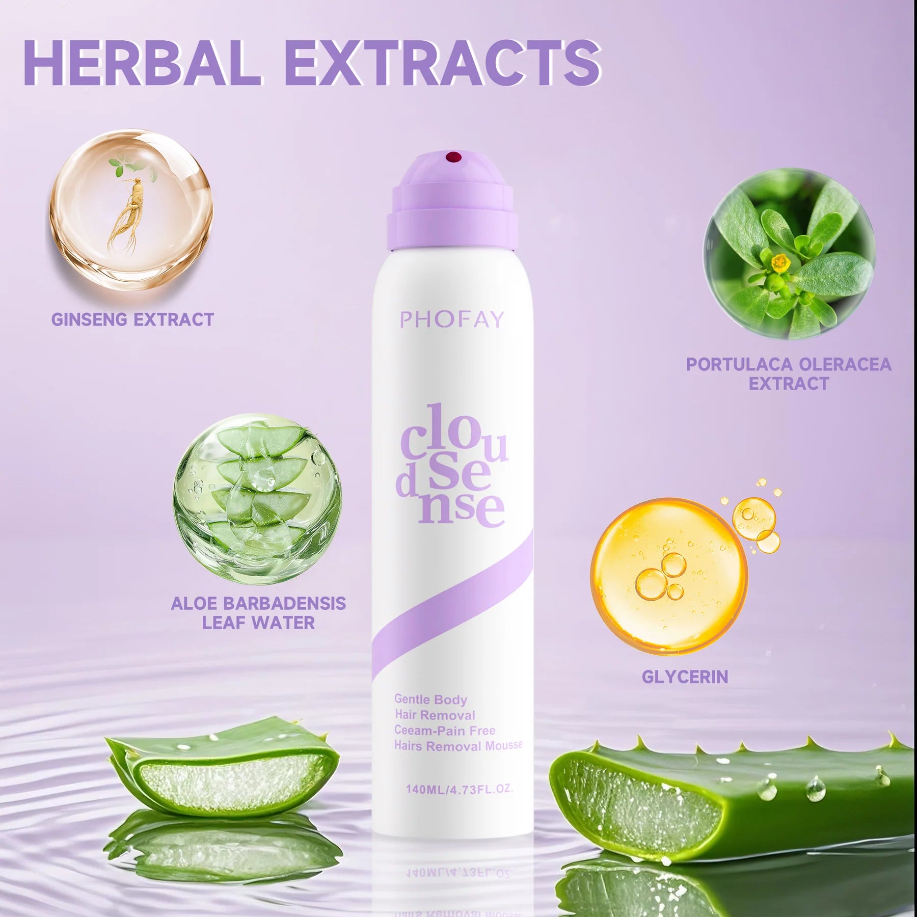 Phofay Gentle Hair Removal Spray