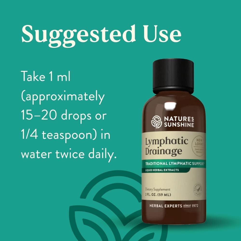 Nature's Sunshine Lymphatic Drainage Liquid Supplement