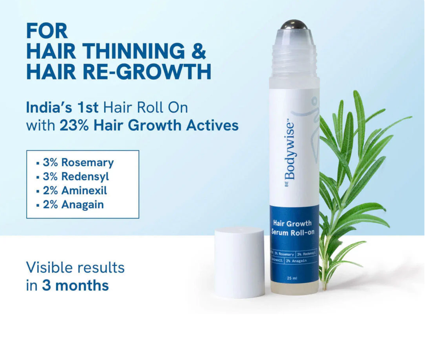 Bodywise Hair Support Roll-On Serum
