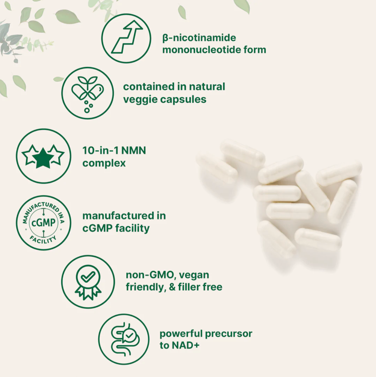 Microingredients NMN Complex Capsules