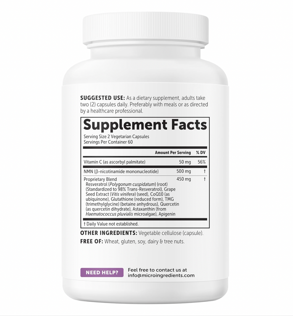 Microingredients NMN Complex Capsules