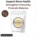 Vitamin D3 + K2 Supplement Softgel Capsules