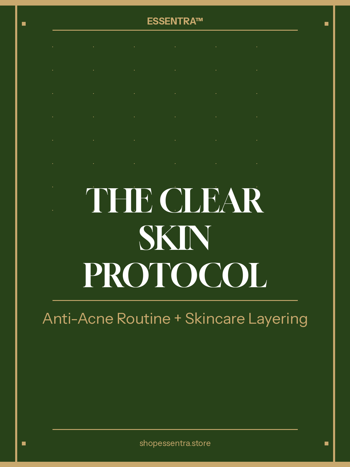 The Clear Skin Protocol