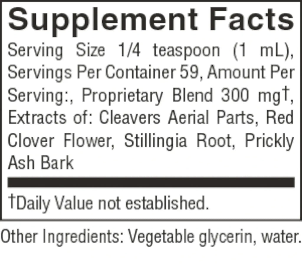 Nature's Sunshine Lymphatic Drainage Liquid Supplement